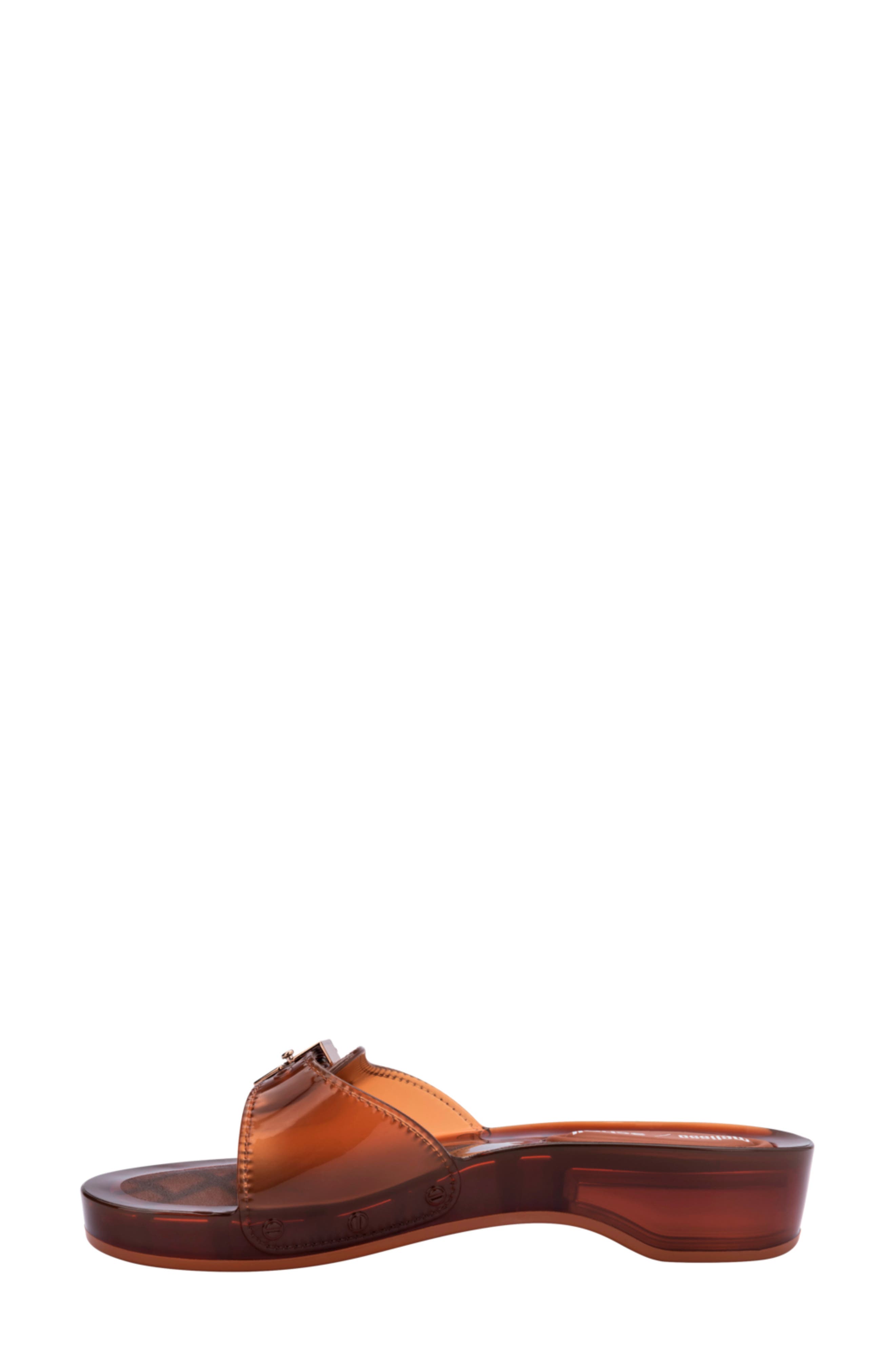 x Scholl Pescura Platform Slide Sandal, Alternate, color, CLEAR BROWN