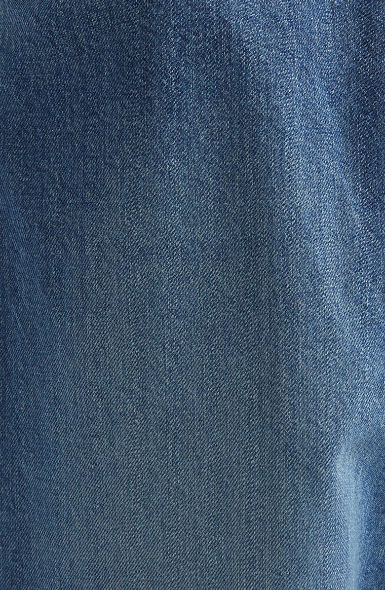 Alaïa Knit Band Straight Leg Jeans, Alternate, color,