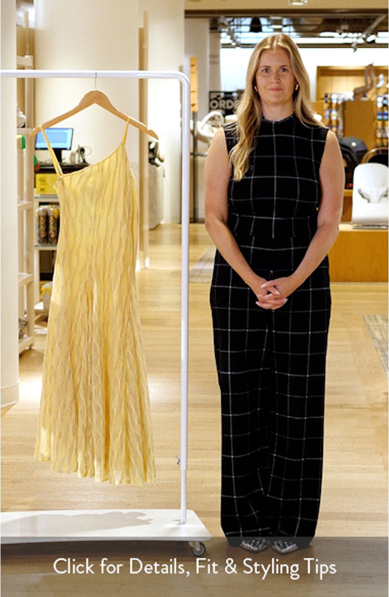 Athena Metallic A-Line Dress, sales video thumbnail