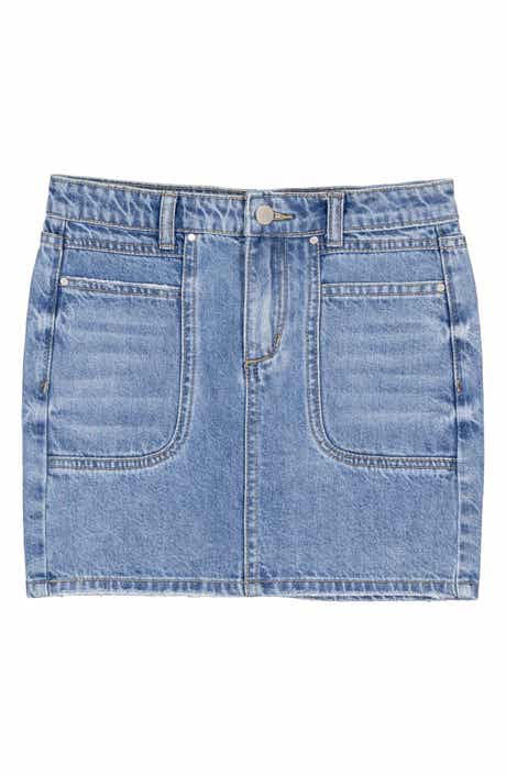 Joe's Jeans Kids' Front Yoke Denim Miniskirt
