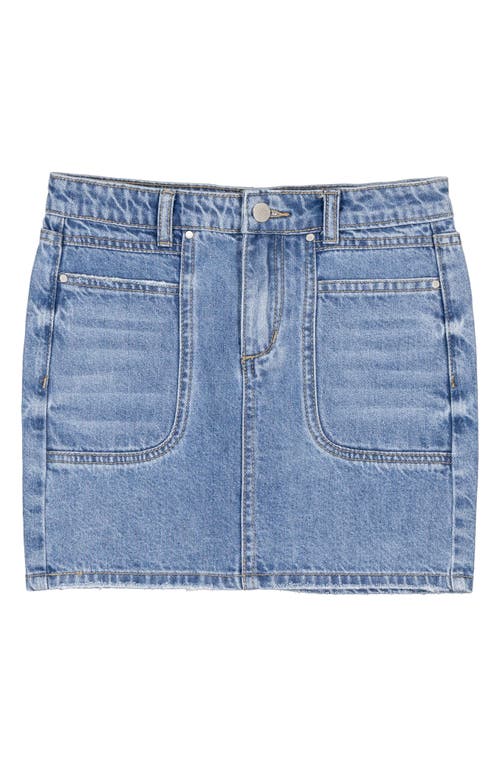 Joe's Kids' Front Yoke Denim Miniskirt In Blue