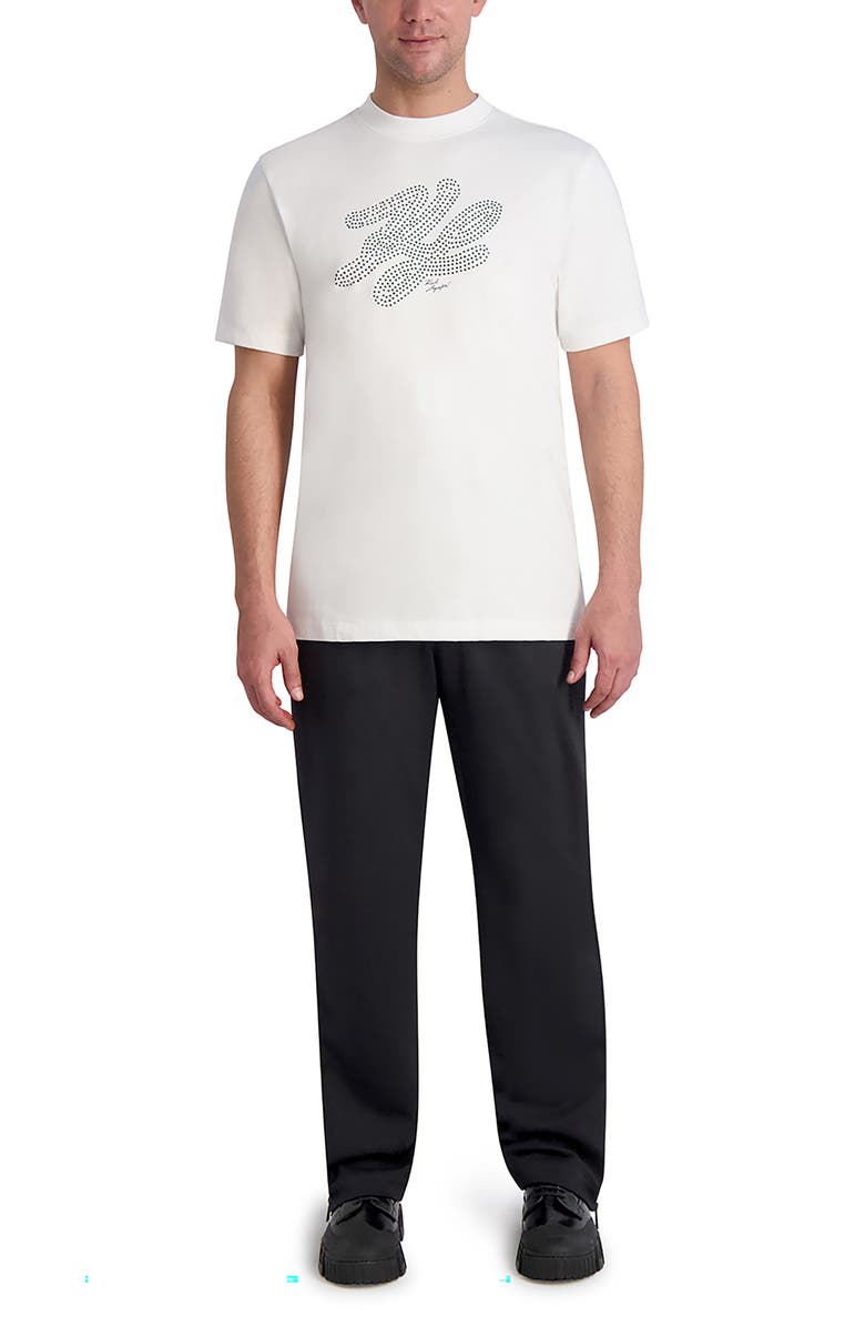 KARL LAGERFELD PARIS Pleated Stretch Dress Pants, Alternate, color,