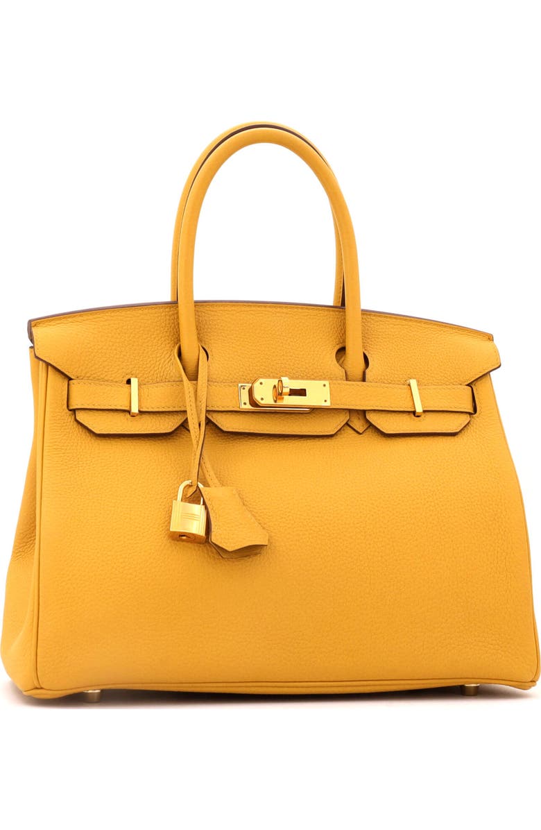 Pre-Owned Hermes Birkin Handbag Yellow Togo with Gold Hardware 30, Alternate, color,
