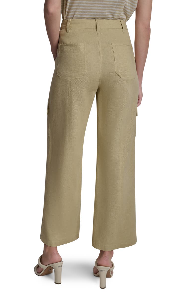 Linen Blend Cargo Pants, Alternate, color, MOJAVE DESERT