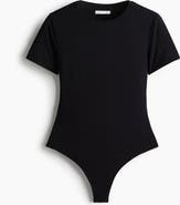 H&M Short-sleeved Microfibre Body