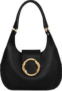 Rebecca Minkoff Snake Ring Leather Crescent Shoulder Bag