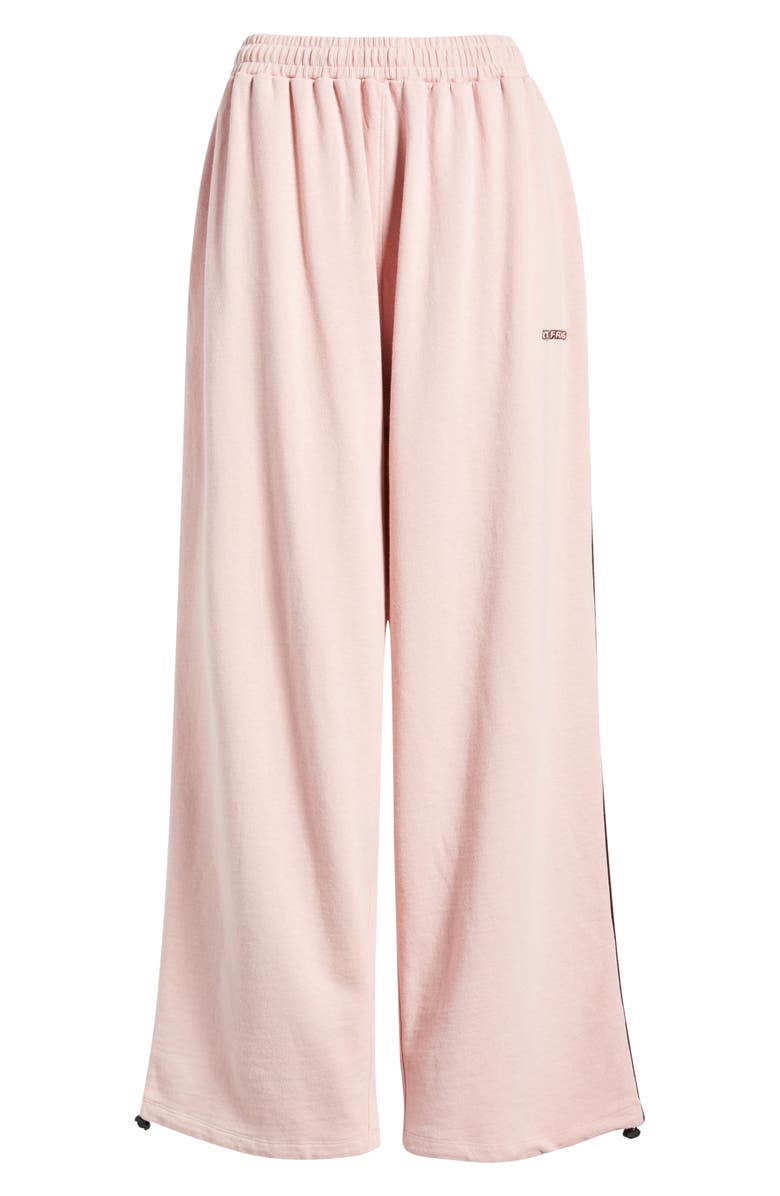 Iets Frans Harri Cotton Wide Leg Sweatpants, Alternate, color, Ballet Pink