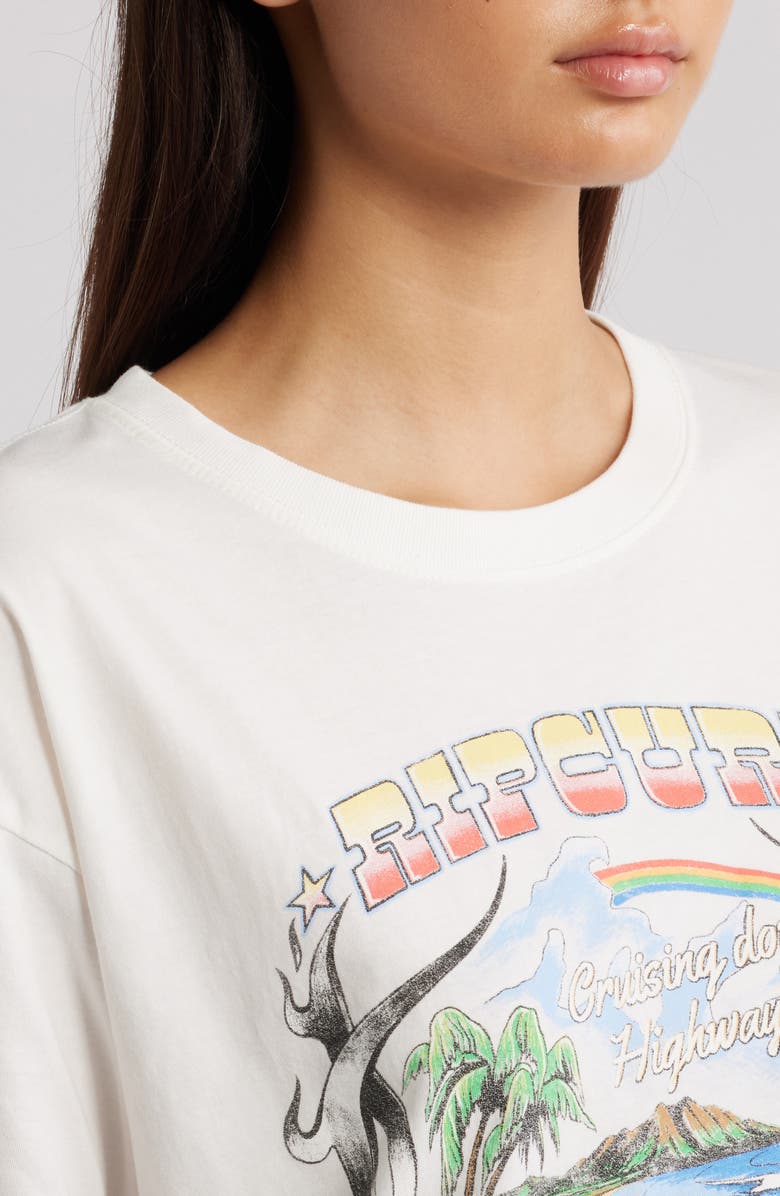 Rip Curl Pacific Rider Cotton Graphic T-Shirt, Alternate, color, Bone