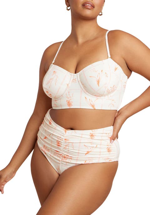 Bustier Swim Top (Plus)