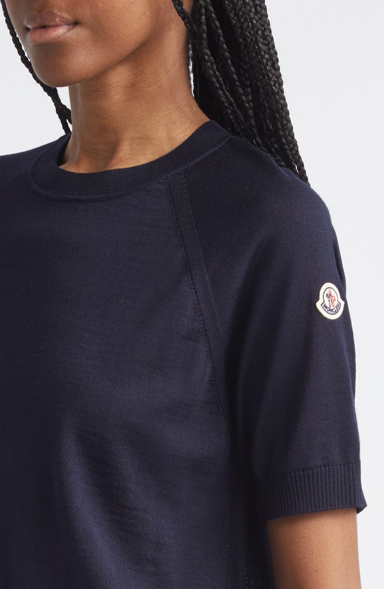 Moncler Raglan Sleeve Top, Alternate, color, Blue
