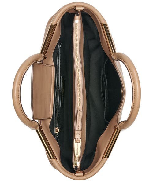 Karl Lagerfeld Paris Valerie Satchel In Brown