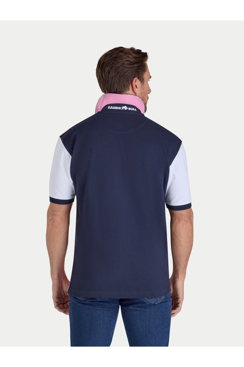 No.3 Cut & Sew Jersey Polo Shirt, Alternate, color, Pink