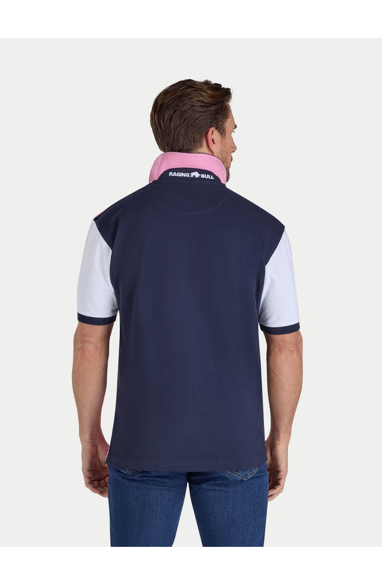 Raging Bull No.3 Cut & Sew Jersey Polo Shirt, Alternate, color, Pink