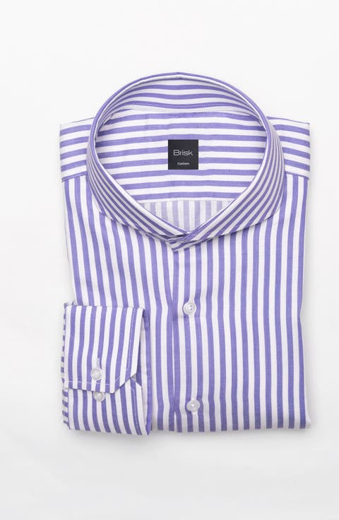Bengal Twill Stripes Pima Cotton Shirt