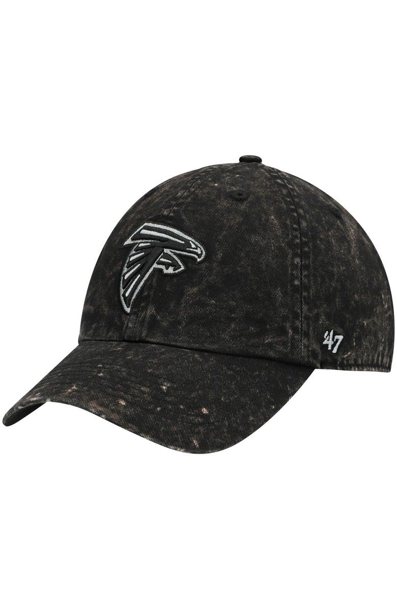 '47 Men's '47 Black Atlanta Falcons Gamut Clean Up Adjustable Hat, Main, color,