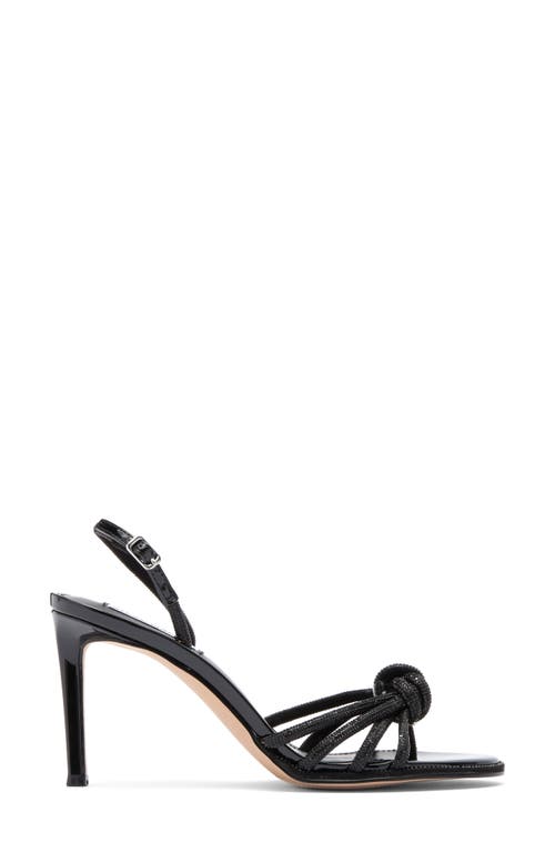 Steve Madden Langley Knotted Slingback Sandal In Black