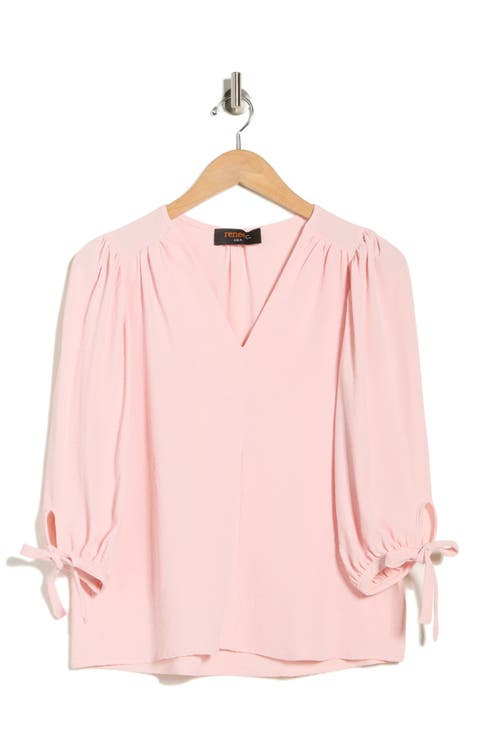 Ditsy Puff Sleeve Blouse