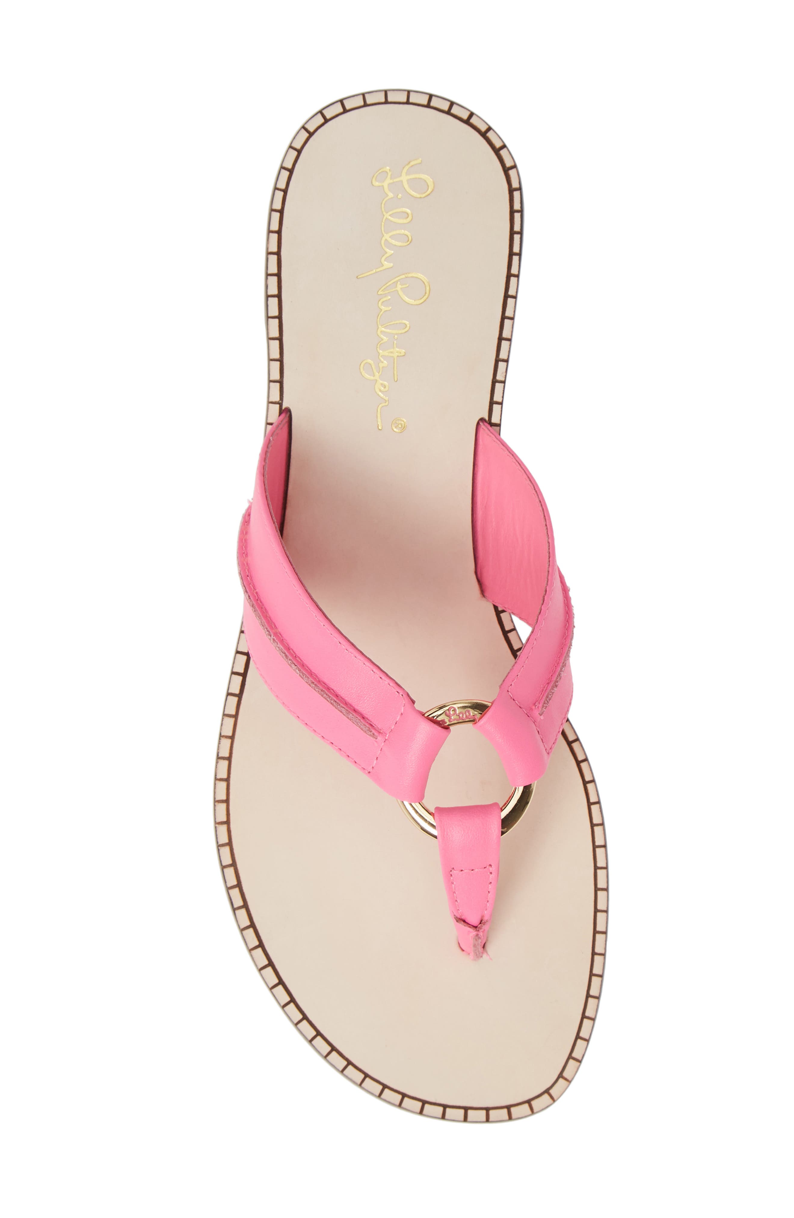 Lilly Pulitzer<sup>®</sup> McKim Metallic Flip Flop, Alternate, color, 