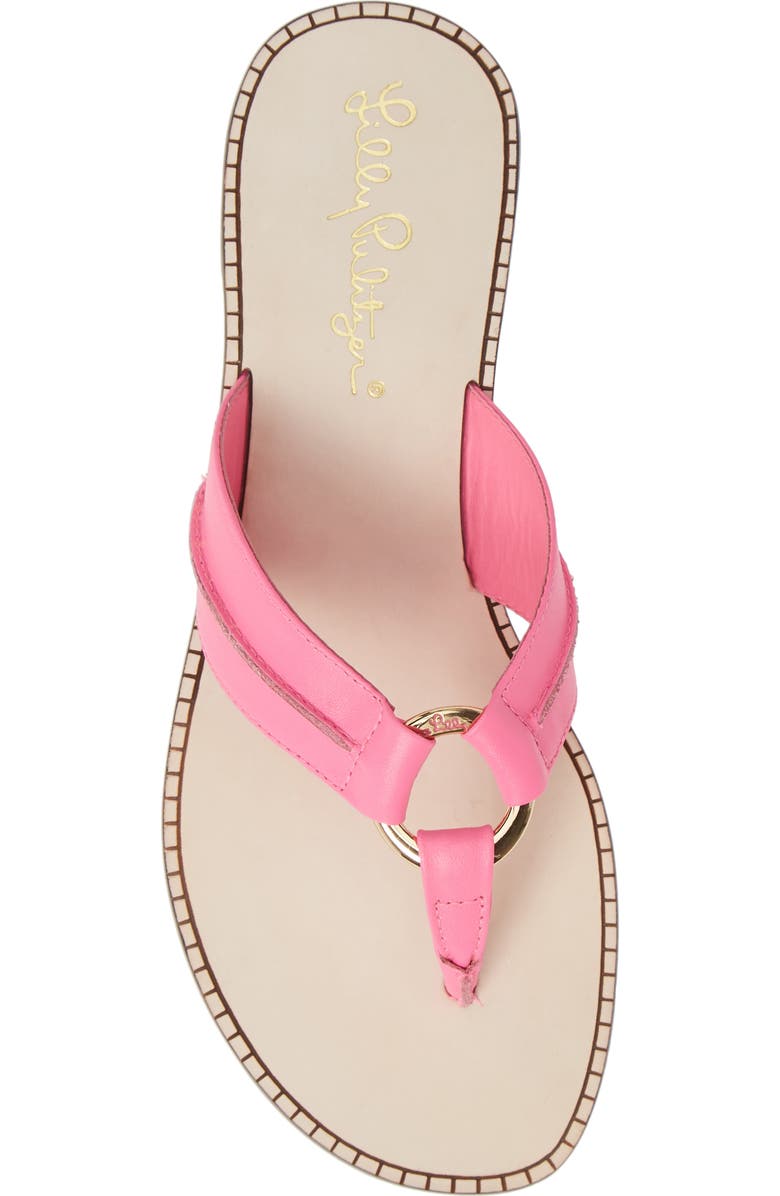 Lilly Pulitzer<sup>®</sup> McKim Metallic Flip Flop, Alternate, color,