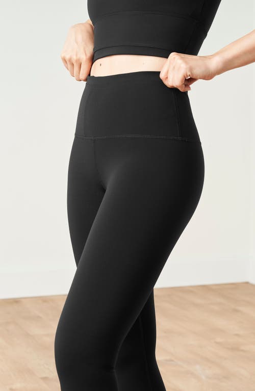 Elastique Athletics Lisse Leggings 27" In Black