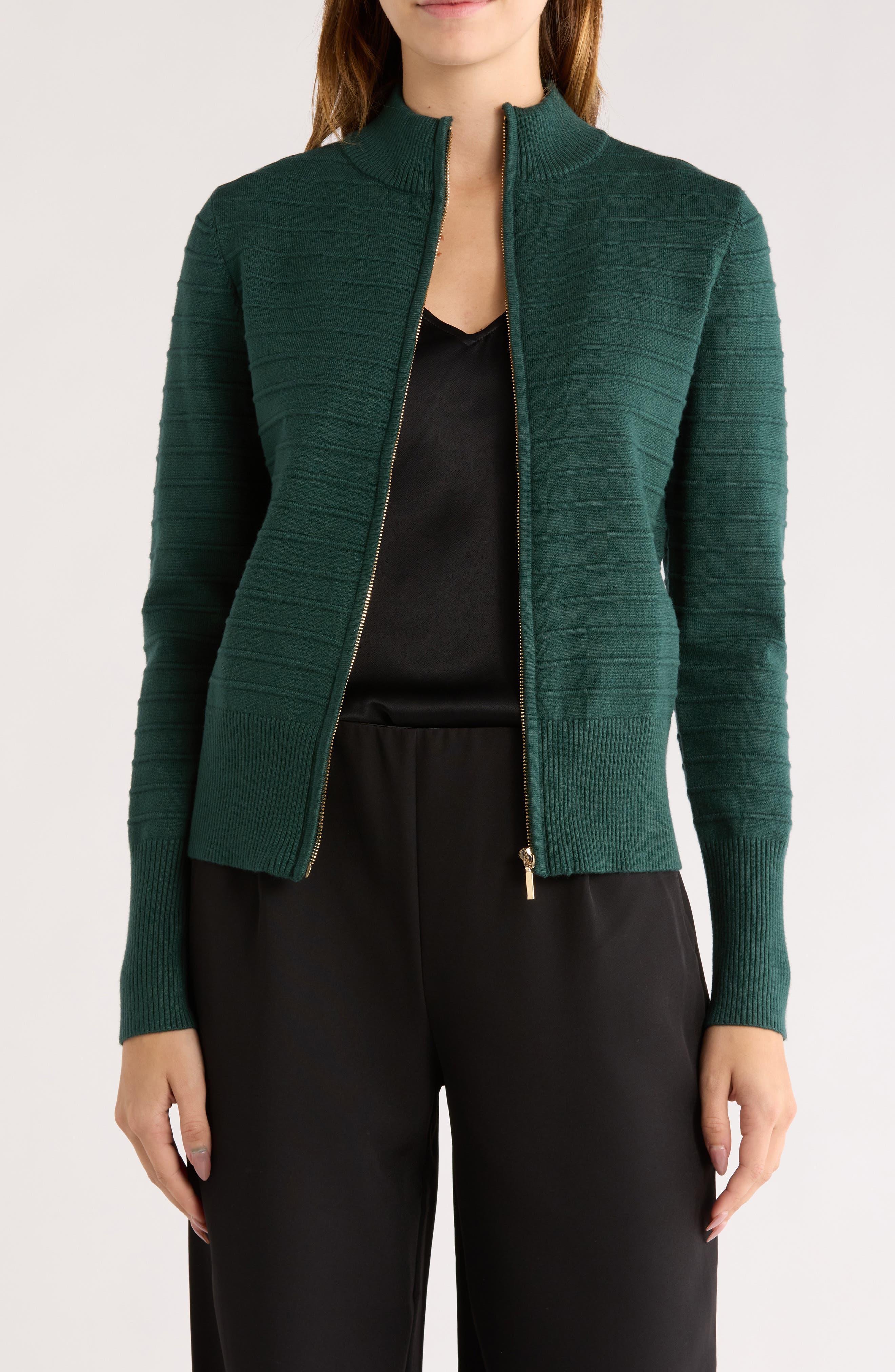 BY DESIGN Mason Full Zip Sweater