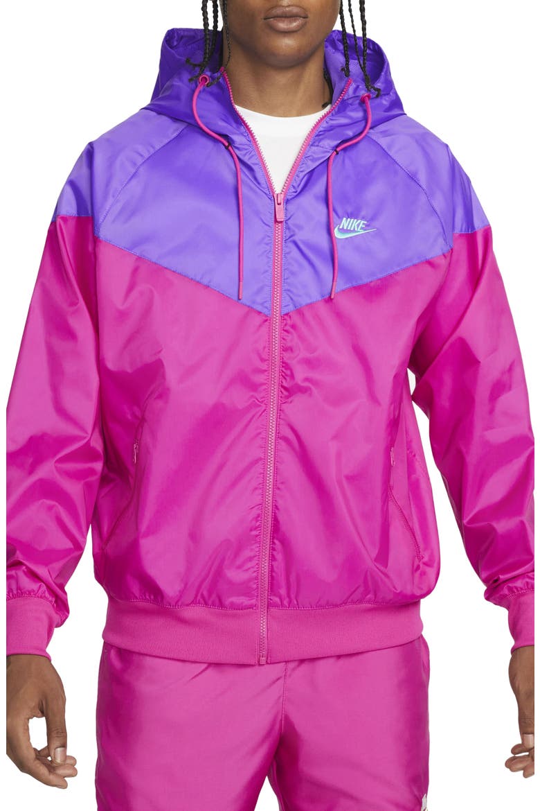 Sportswear Windrunner Jacket, Main, color, ACTIVE PINK/ GRAPE/ MENTA