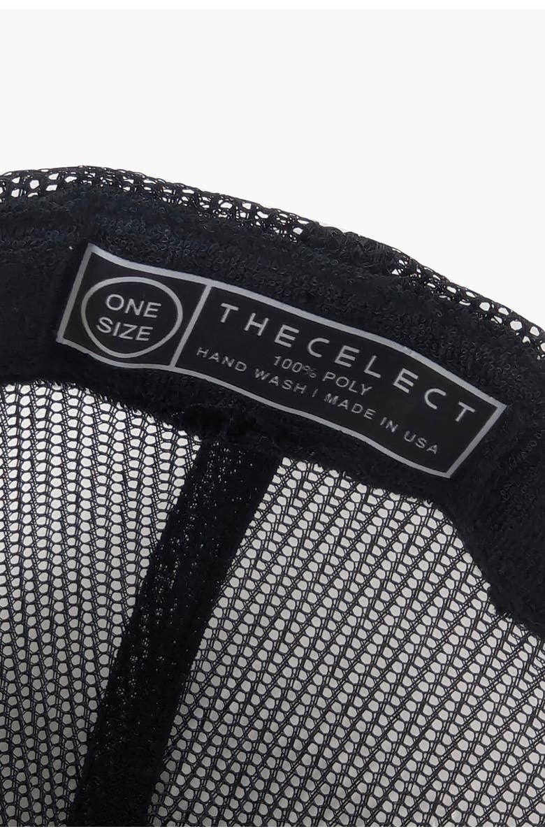 THE CELECT Hold Fast Trucker Cap, Alternate, color, Black