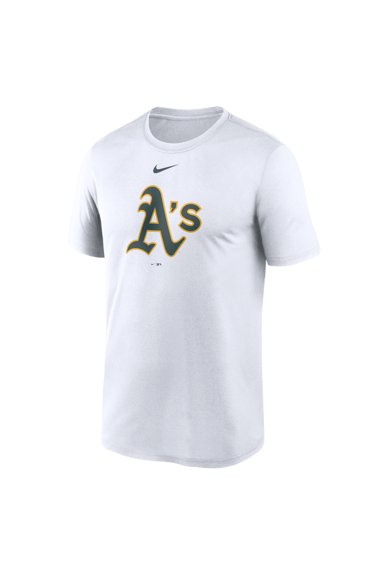 Men's Nike White Athletics New Legend Dri-FIT T-Shirt, Alternate, color, White