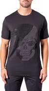 Maceoo Pixel Skull Graphic T-Shirt