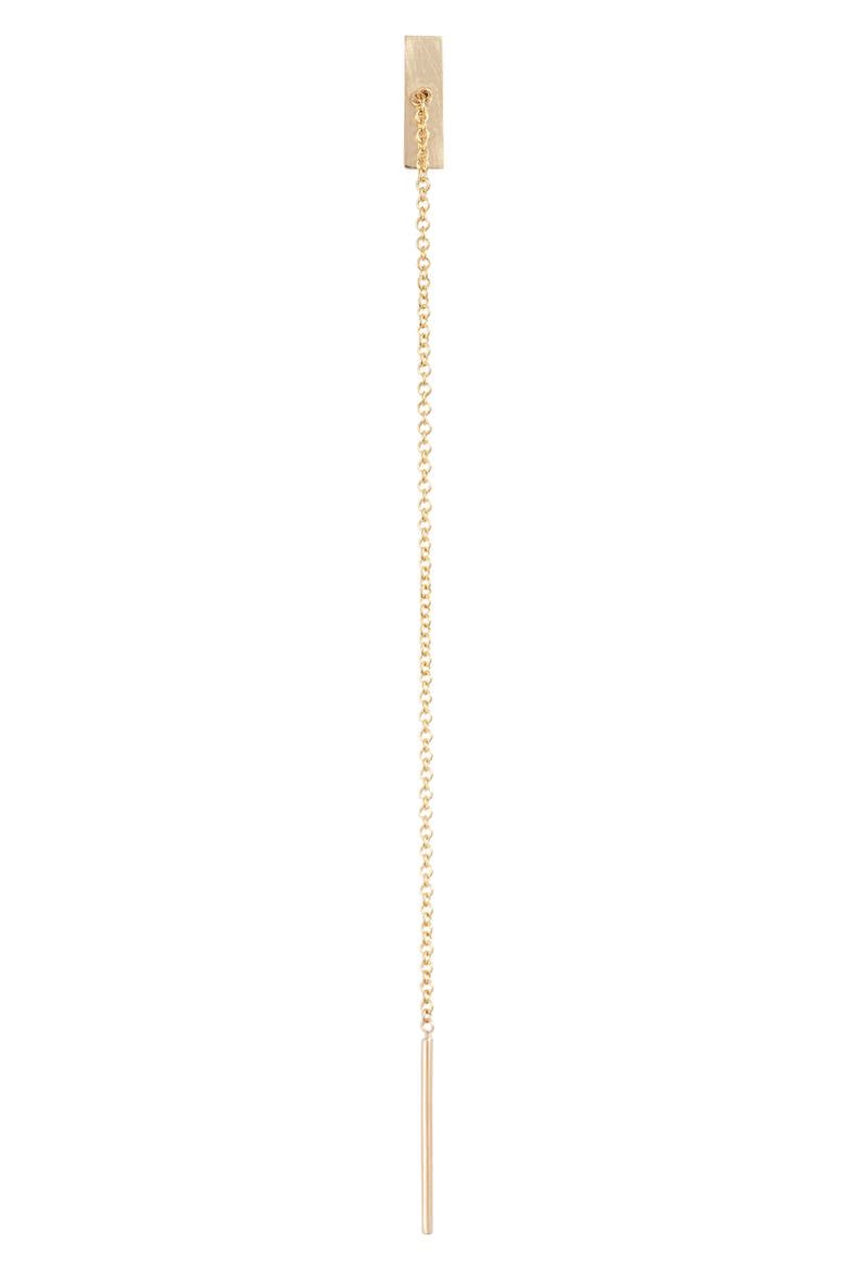 Alli Webb x Maya Brenner Faceted Threader Earring, Alternate, color, YELLOW GOLD
