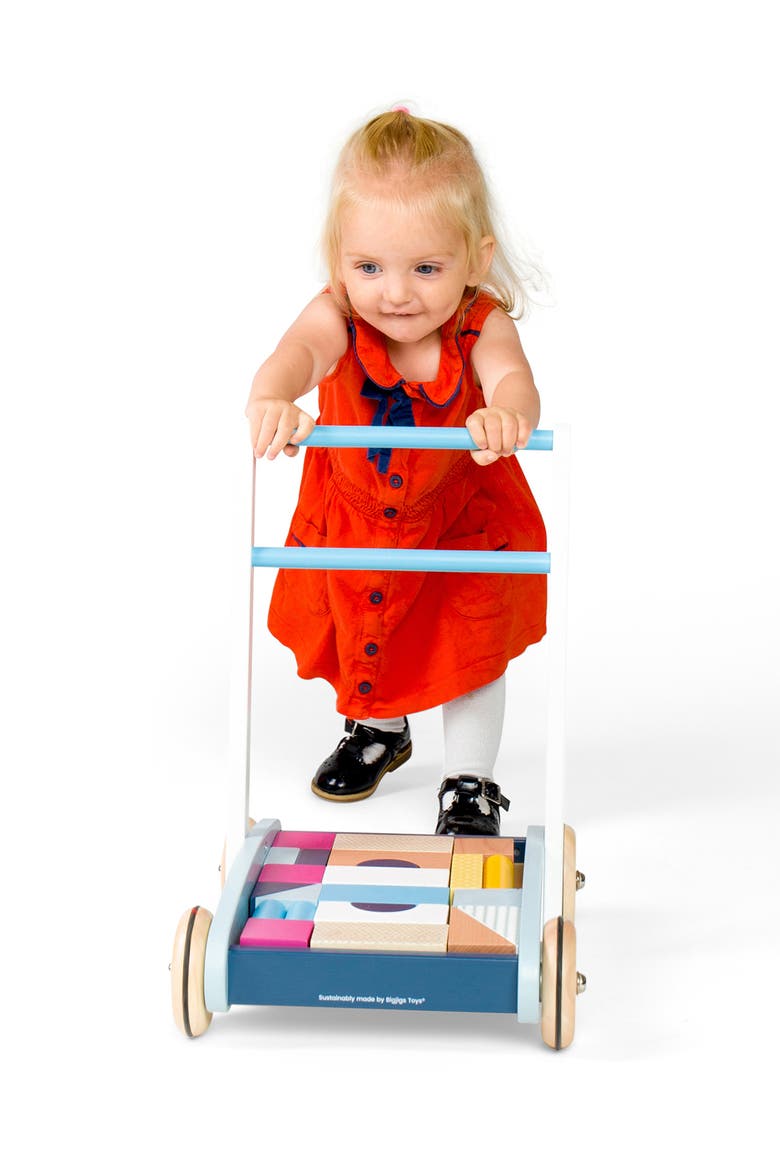 FSC® Certified Baby Walker, Alternate, color, Blue