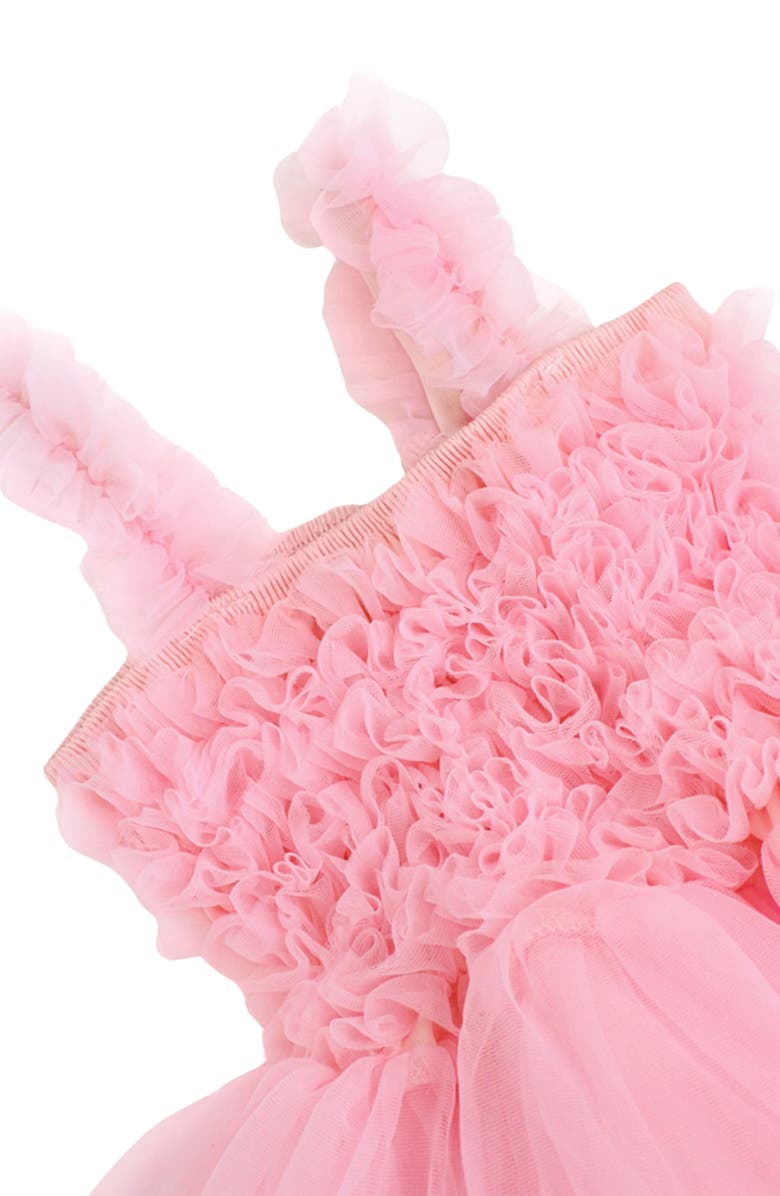 RuffleButts Ruffled Pettidress, Alternate, color, Pink