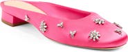 Cinq à Sept Callie Crystal Embellished Satin Mule