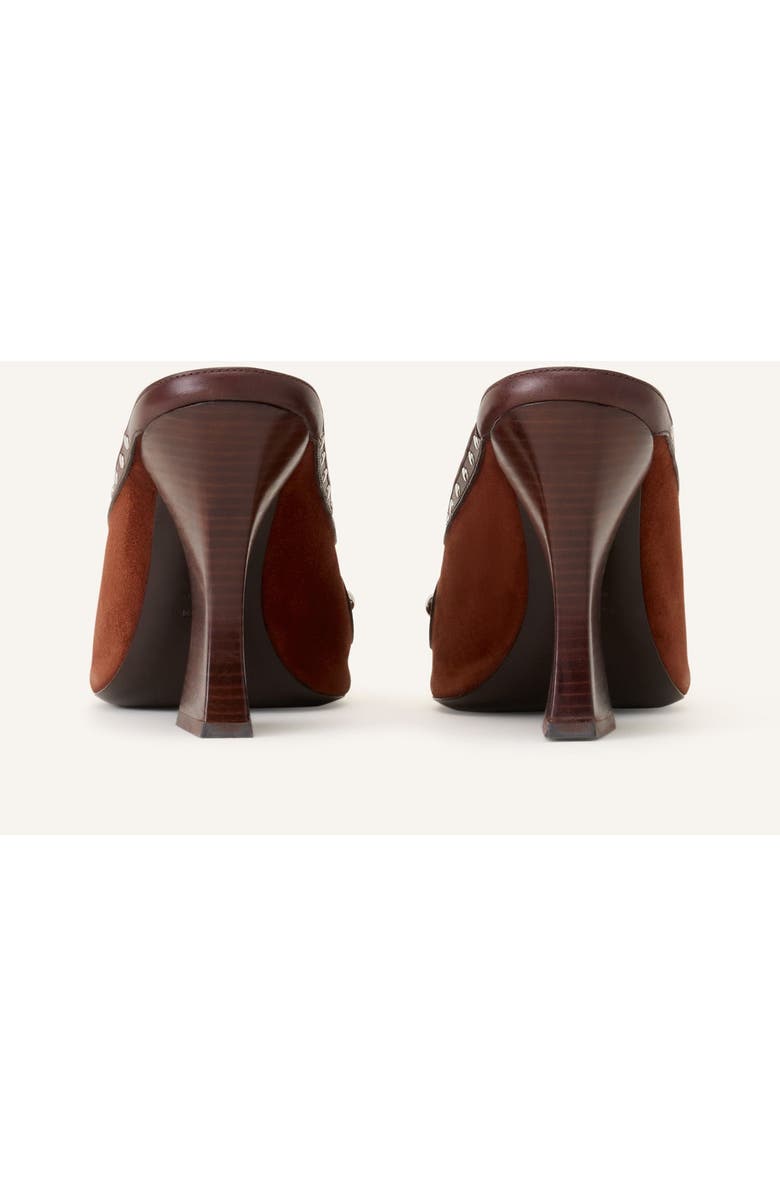Lanvin Eclipse Arch Heeled Mule, Alternate, color, Chestnut