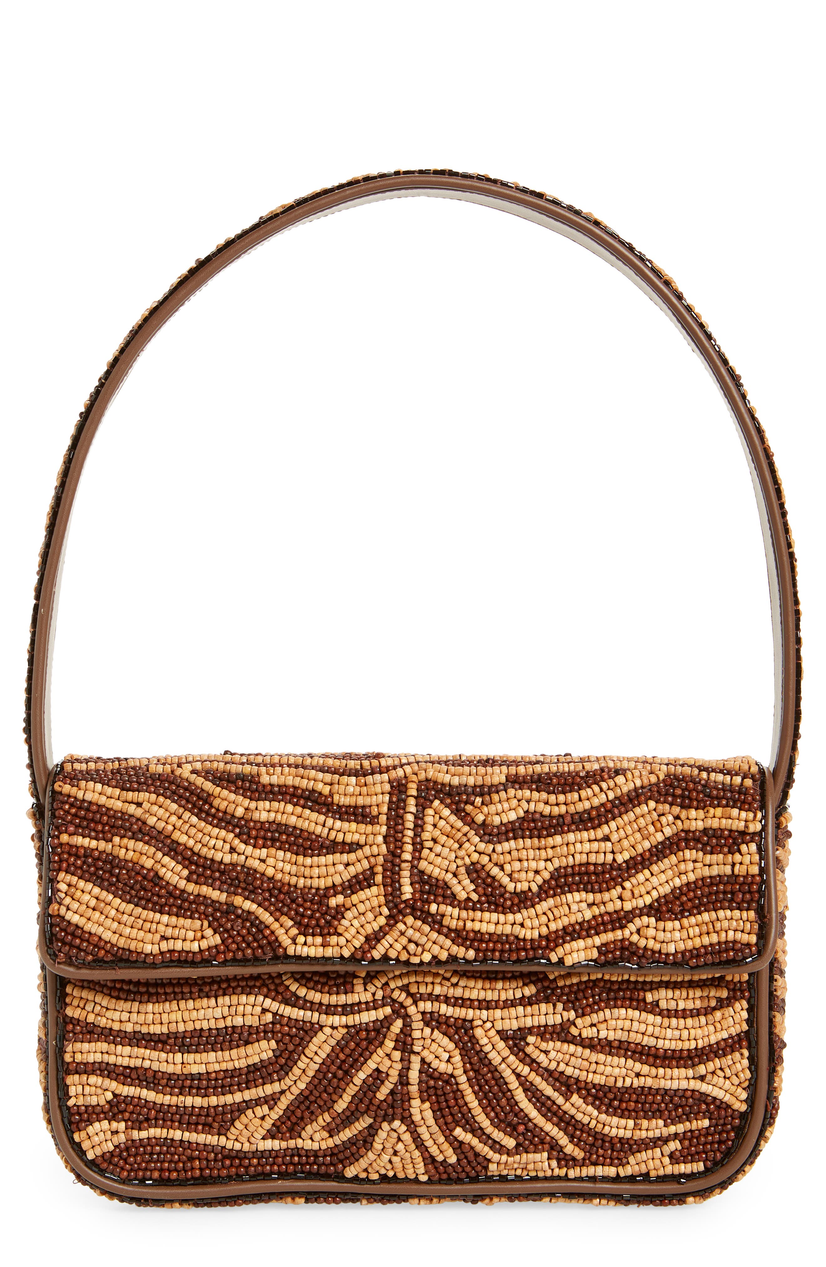 STAUD Tommy Beaded Shoulder Bag, Main, color, 