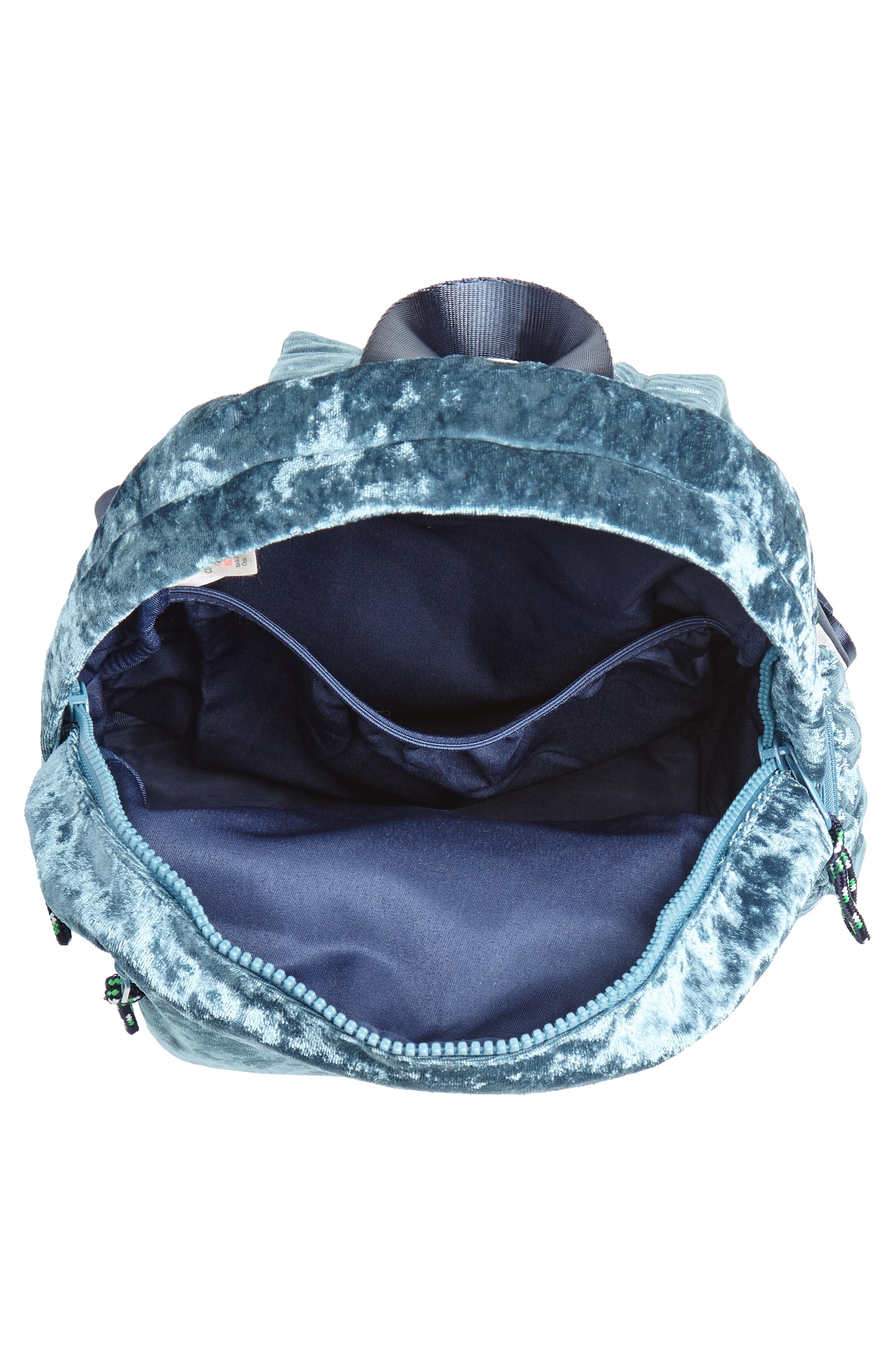 crewcuts by J.Crew Crushed Velvet Backpack, Alternate, color, 