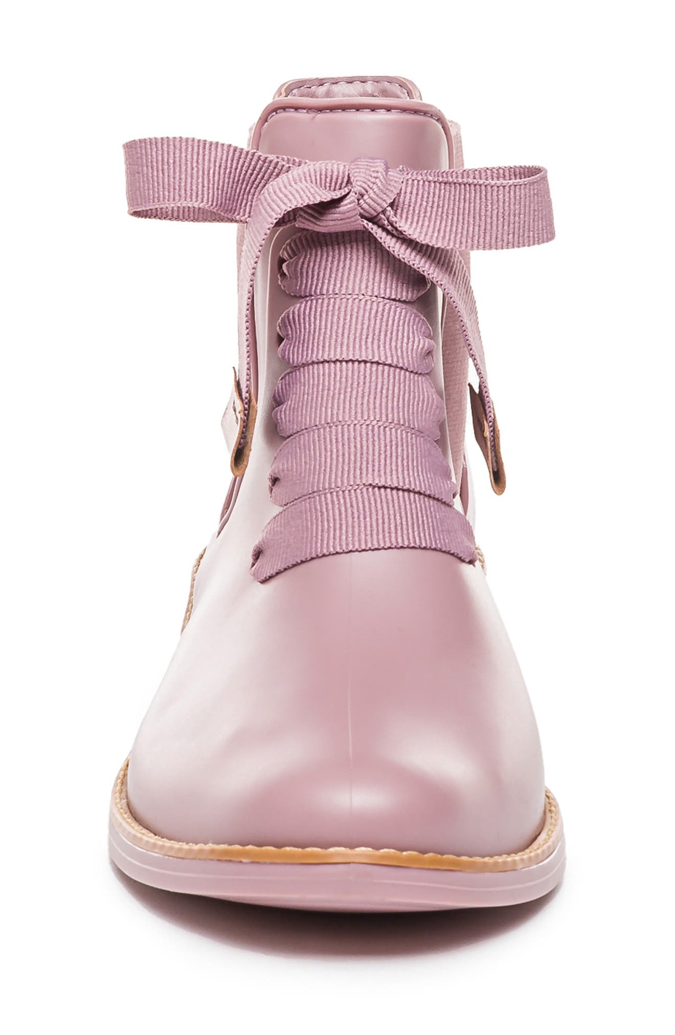 Bernardo Lacey Short Waterproof Rain Boot, Alternate, color, ROSE PINK