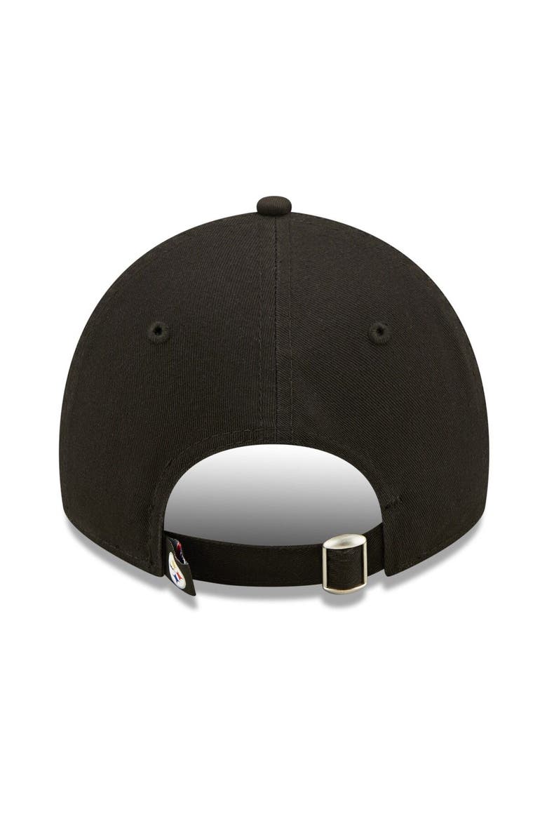 Women's New Era Black Pittsburgh Steelers Formed 9TWENTY Adjustable Hat, Alternate, color, Black