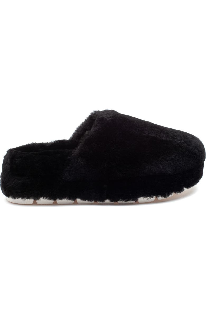 JSlides Sleek Genuine Shearling Platform Slipper, Alternate, color,