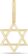 Zoë Chicco 14K Gold Midi Star of David Charm