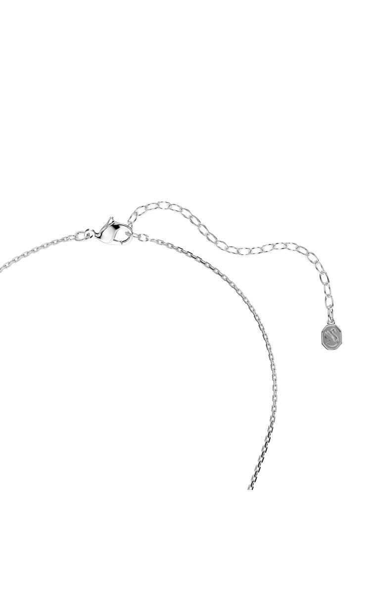 Swarovski Constella Crystal Pendant Necklace, Alternate, color, Silver/ White