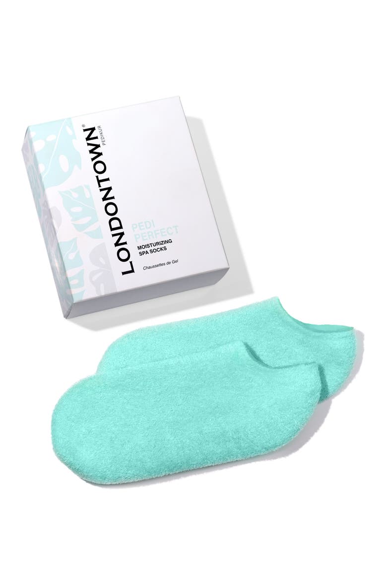 Pedi Perfect Moisturizing Spa Socks, Alternate, color, NO COLOR