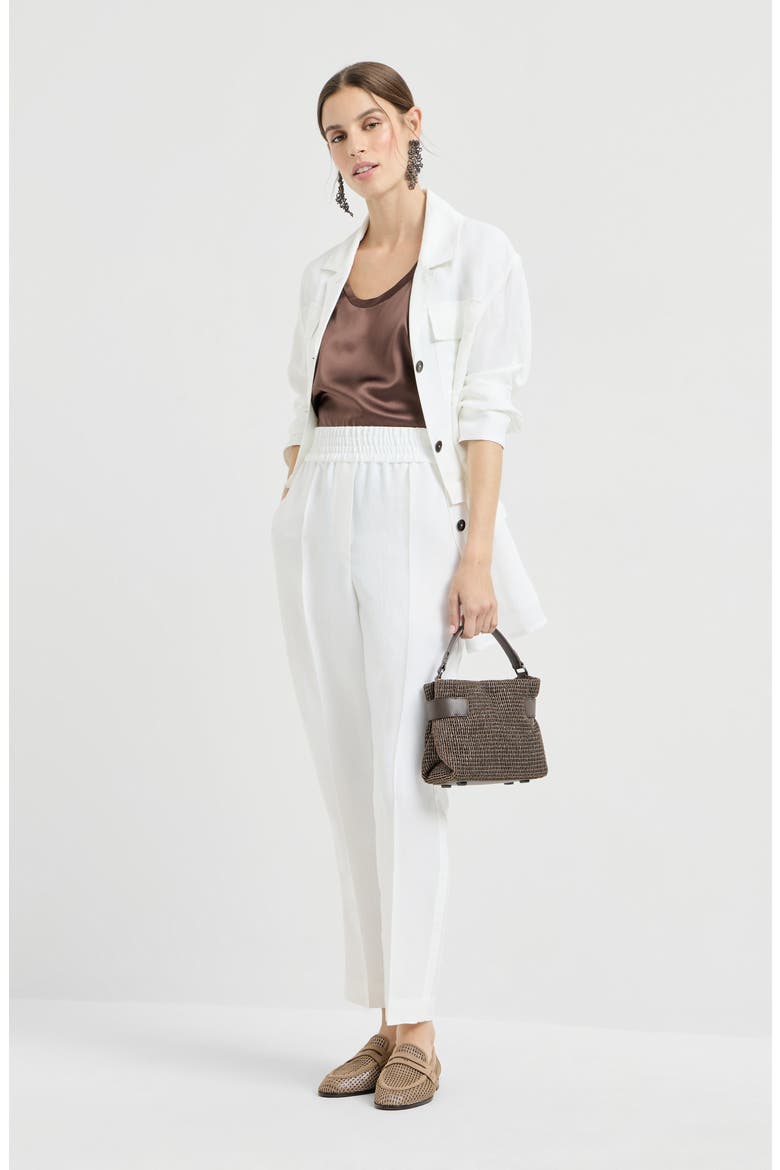 Baggy trousers, Alternate, color, White