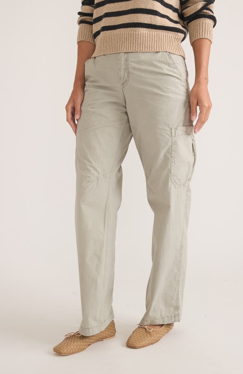 Marine Layer Wide Leg Cargo Pants, Alternate, color, Shadow
