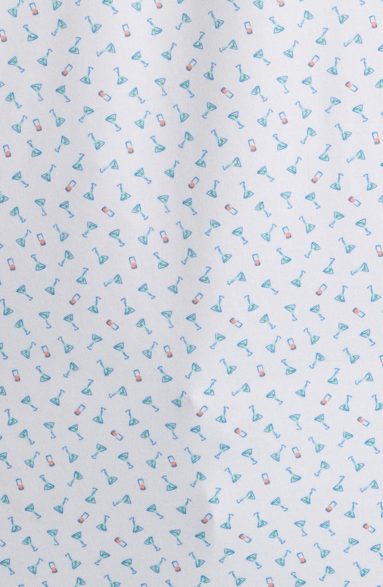 johnnie-O Tini Dancer Martini Print Featherweight Performance Polo, Alternate, color,