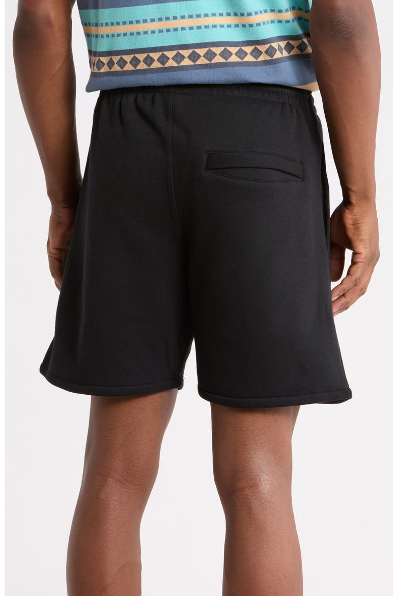Del Mar Cotton Shorts, Alternate, color, BLACK