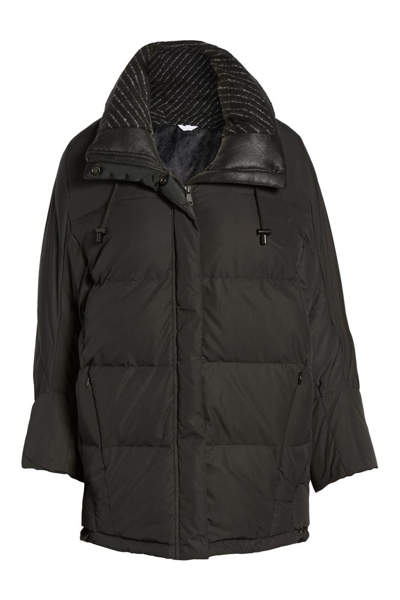 Beda Down Jacket, Alternate, color, BLACK