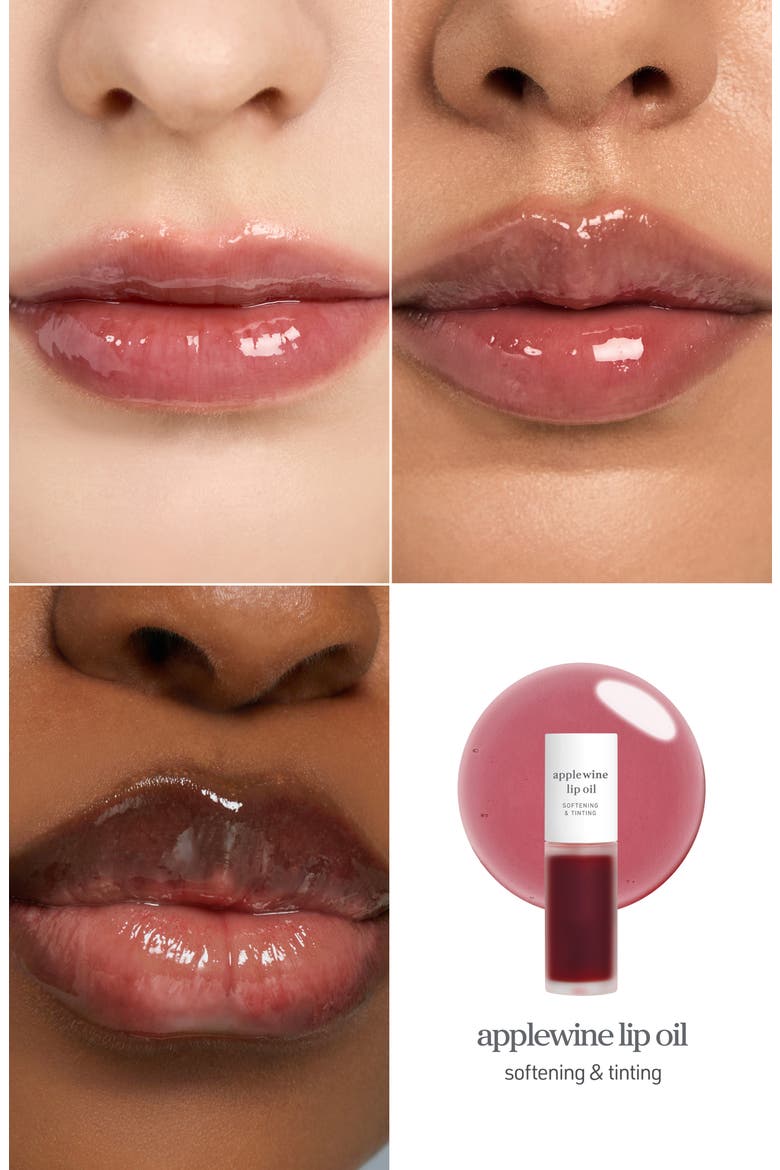 Appleclear Moisturizing & Softening Lip Oil, Alternate, color, APPLEWINE