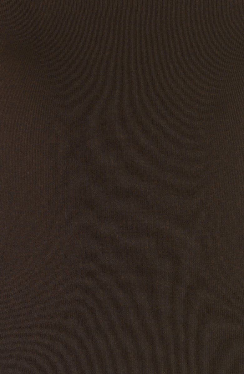 HOUSE OF CB Jalena Lace-Up Back Faux Leather Cocktail Dress, Alternate, color, Black