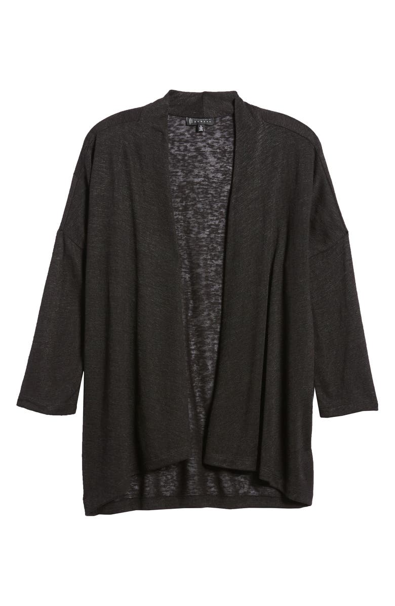 Bobeau Luann Open Front Cardigan, Alternate, color, 